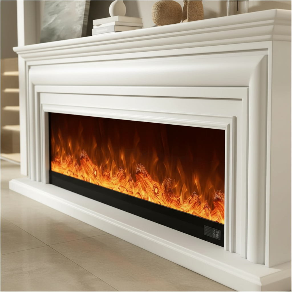 Ambiance 43-inch Linear Electric Fireplace Angle 3