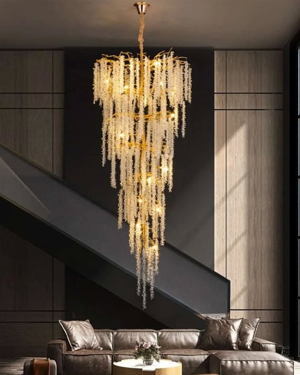 Arboria Raindrop Crystal Chandelier
