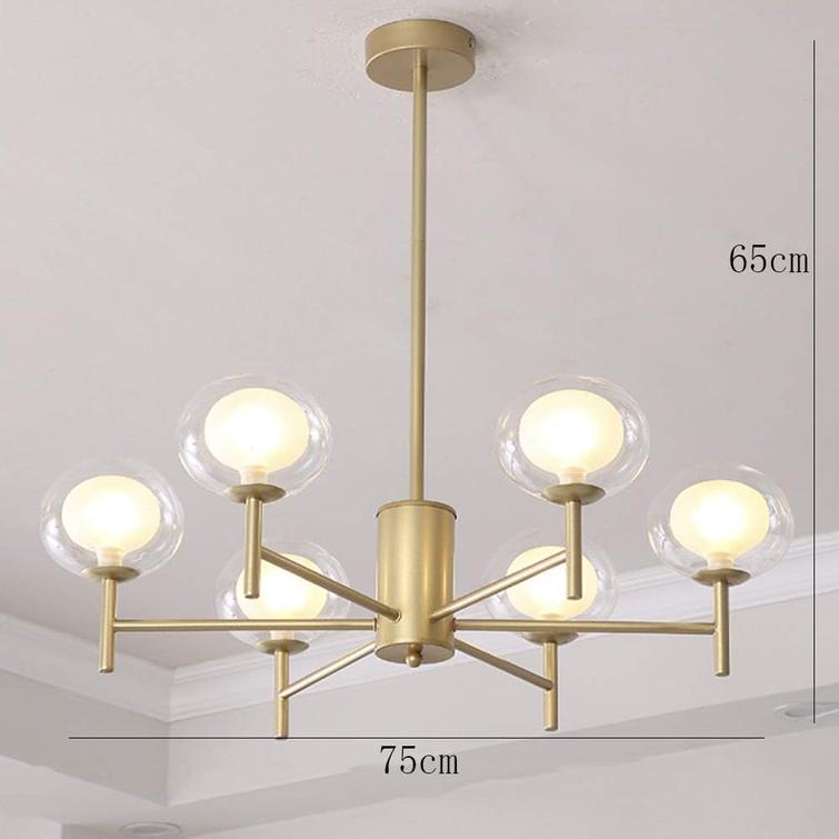 Astra 75cm 6-Arm Sputnik Chandelion oer