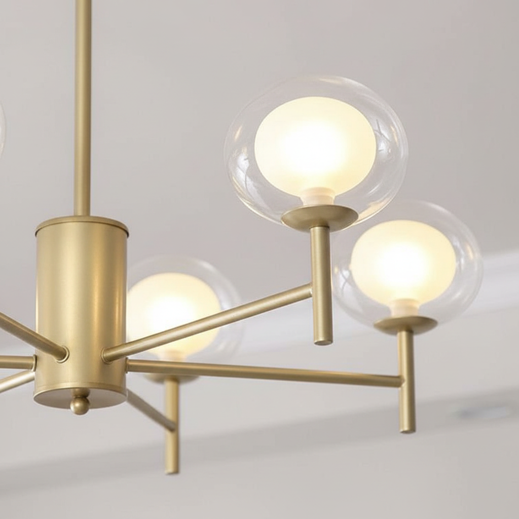 Astra 75cm 6-Arm Sputnik Chandelion oer Angle 3
