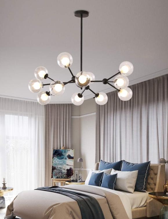 Atomos 15-Globe Sputnik Chandelier