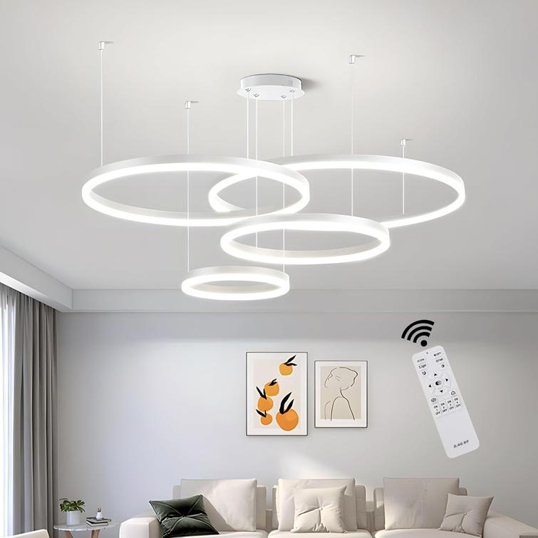 Aura Cascade 4-Ring LED Chandelier (BC5R1C132)