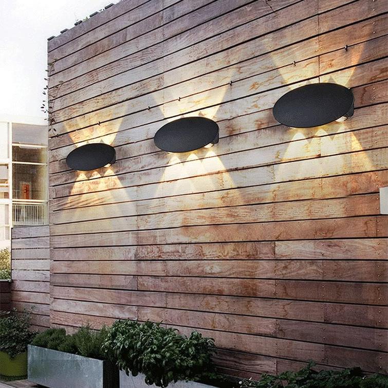Aura Ellipse IP65 Bi-Directional Wall Luminaire