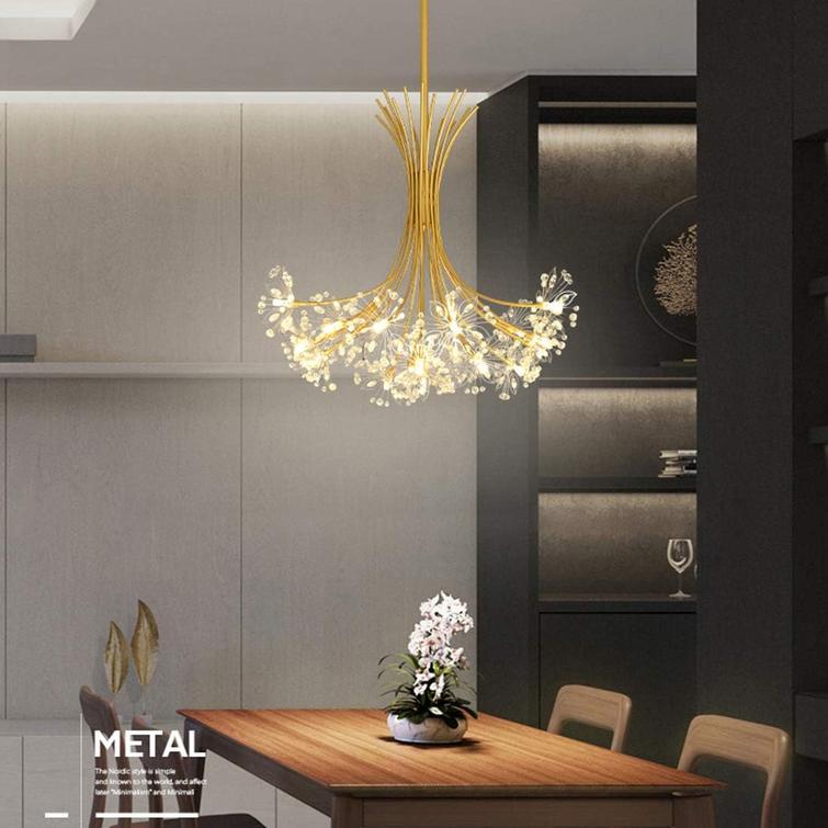 Aura Firefly 90cm Crystal Bouquet Chandelier
