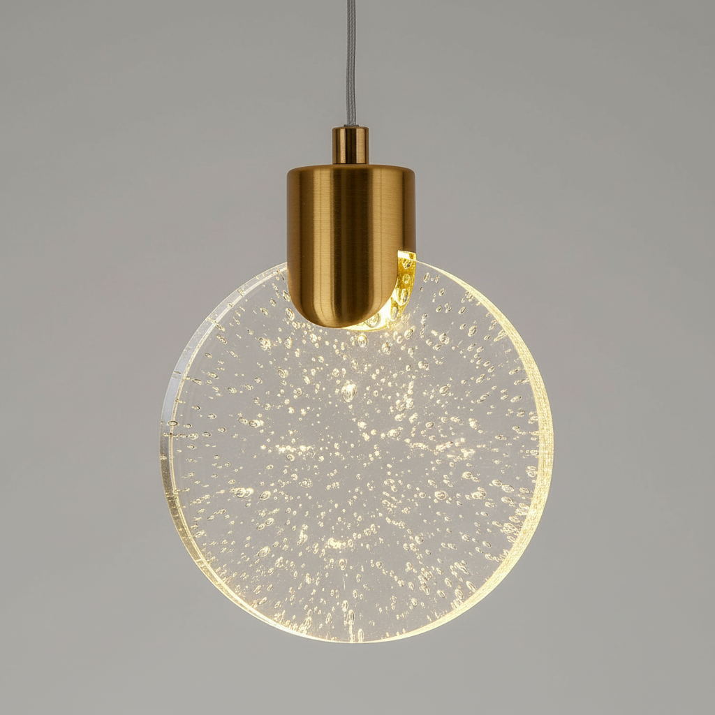 AuraDisc 120 Crystal Pendant Angle 3