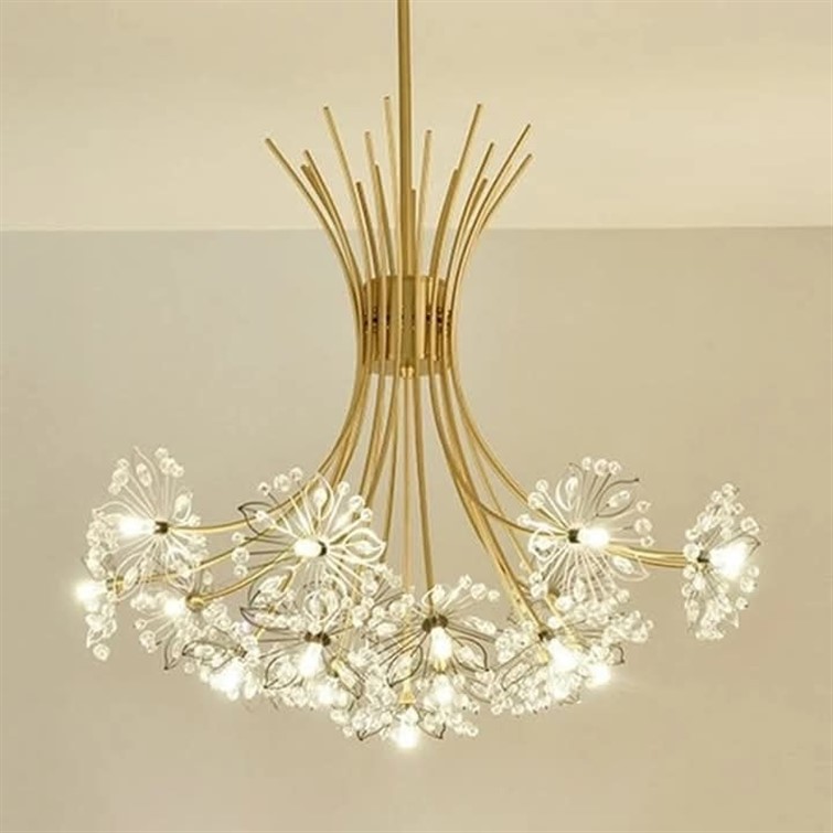 Aurae 12-Head Crystal Bloom Chandelier