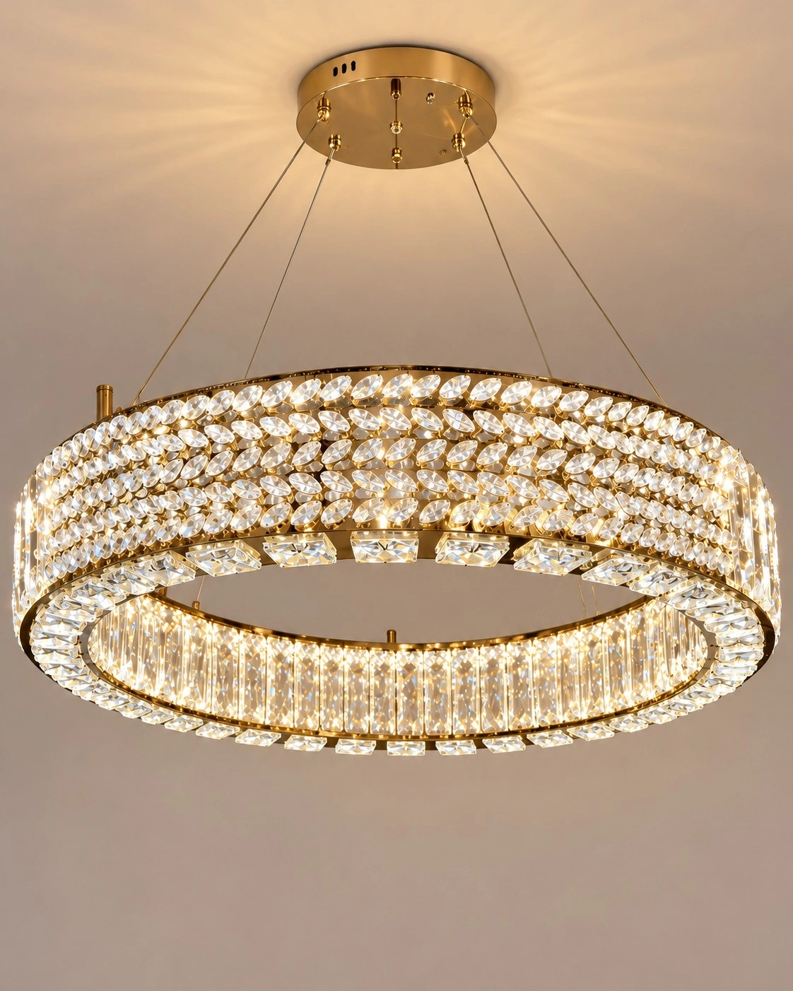 Aurelia 1000 Grand Crystal Ring Chandelier