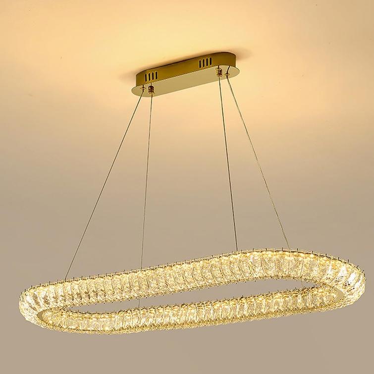 Aurelia 100cm Oval K9 Crystal Chandelier