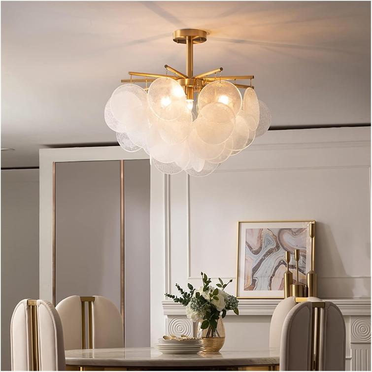Aurelia 50cm Textured Glass Cloud Chandelier