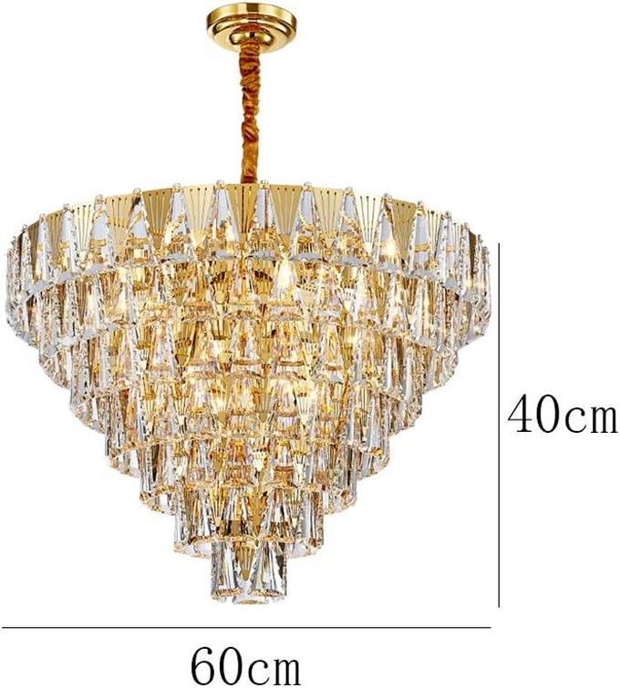Aurelia 60cm Tiered K9 Crystal Chandelier