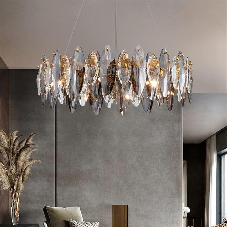 Aurelia 80cm Elliptical K9 Crystal Chandelier