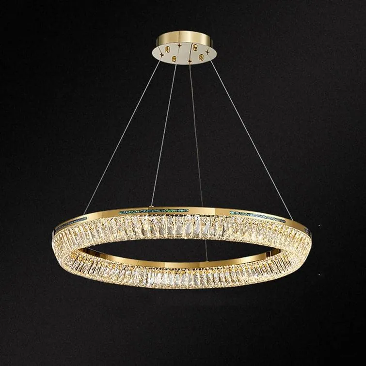 Aurelia 80cm Round K9 Crystal Chandelier