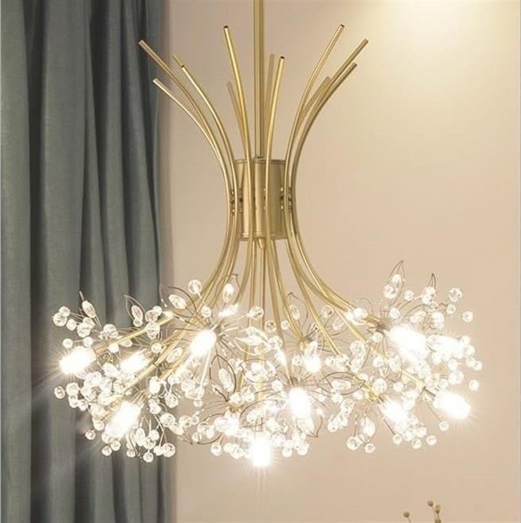 Aurelia 85cm Floral Burst K9 Crystal Chandelier