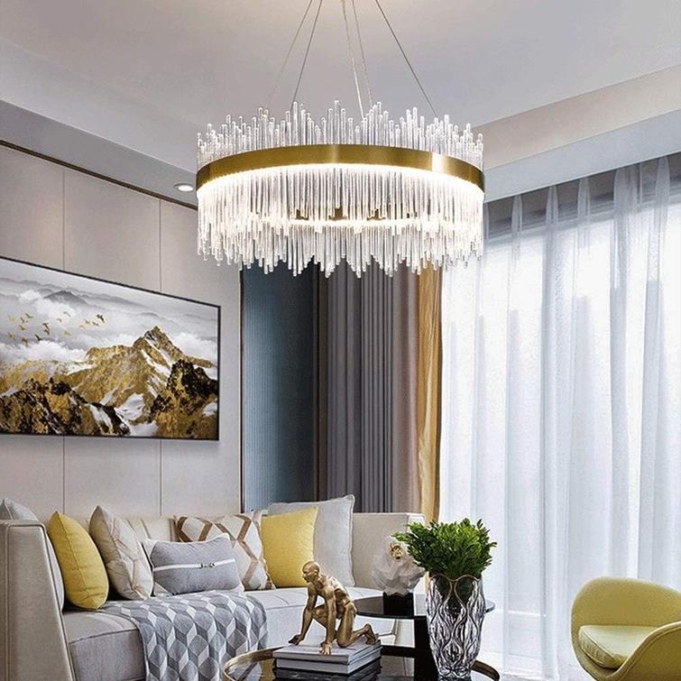 Aurelia Crown 80cm K9 Crystal Chandelier
