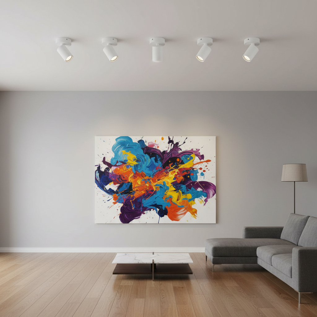 Axis 360° Rotating Architectural Ceiling Spotlight Primary Perspective