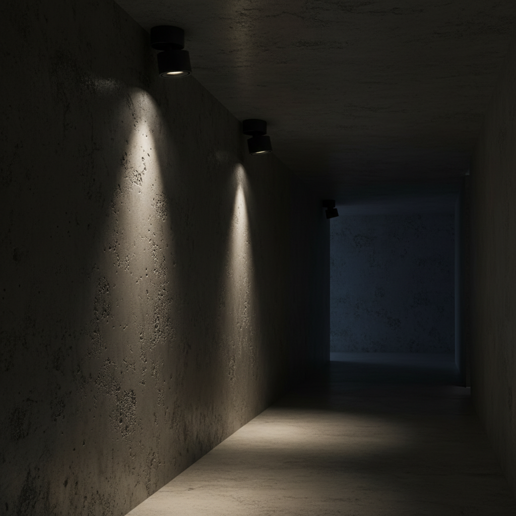 Axis 360° Rotating Architectural Ceiling Spotlight Detail Perspective