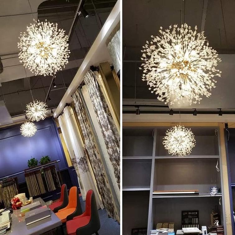 Celestia 80cm K9 Crystal Dandelion Chandelier