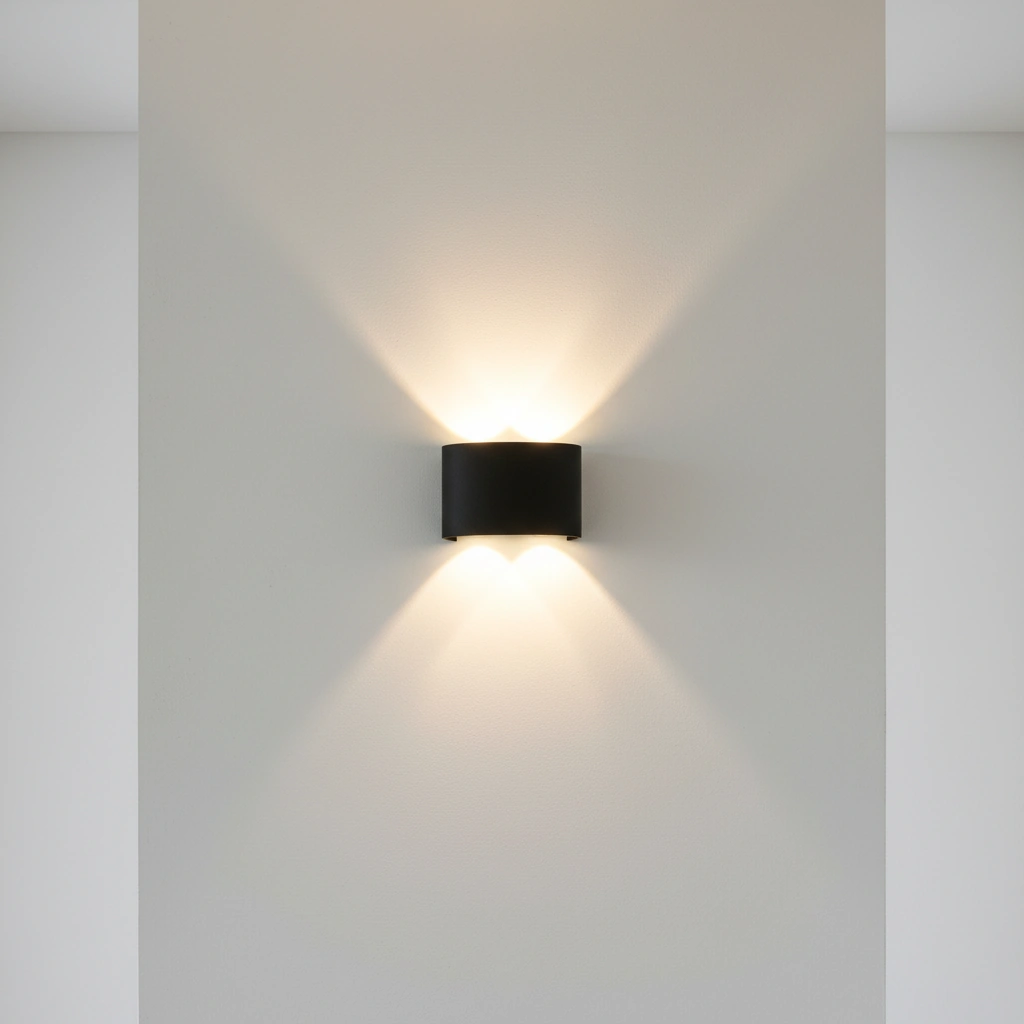 Kubo IP65 Architectural Up-Down Wall Sconce Angle 2