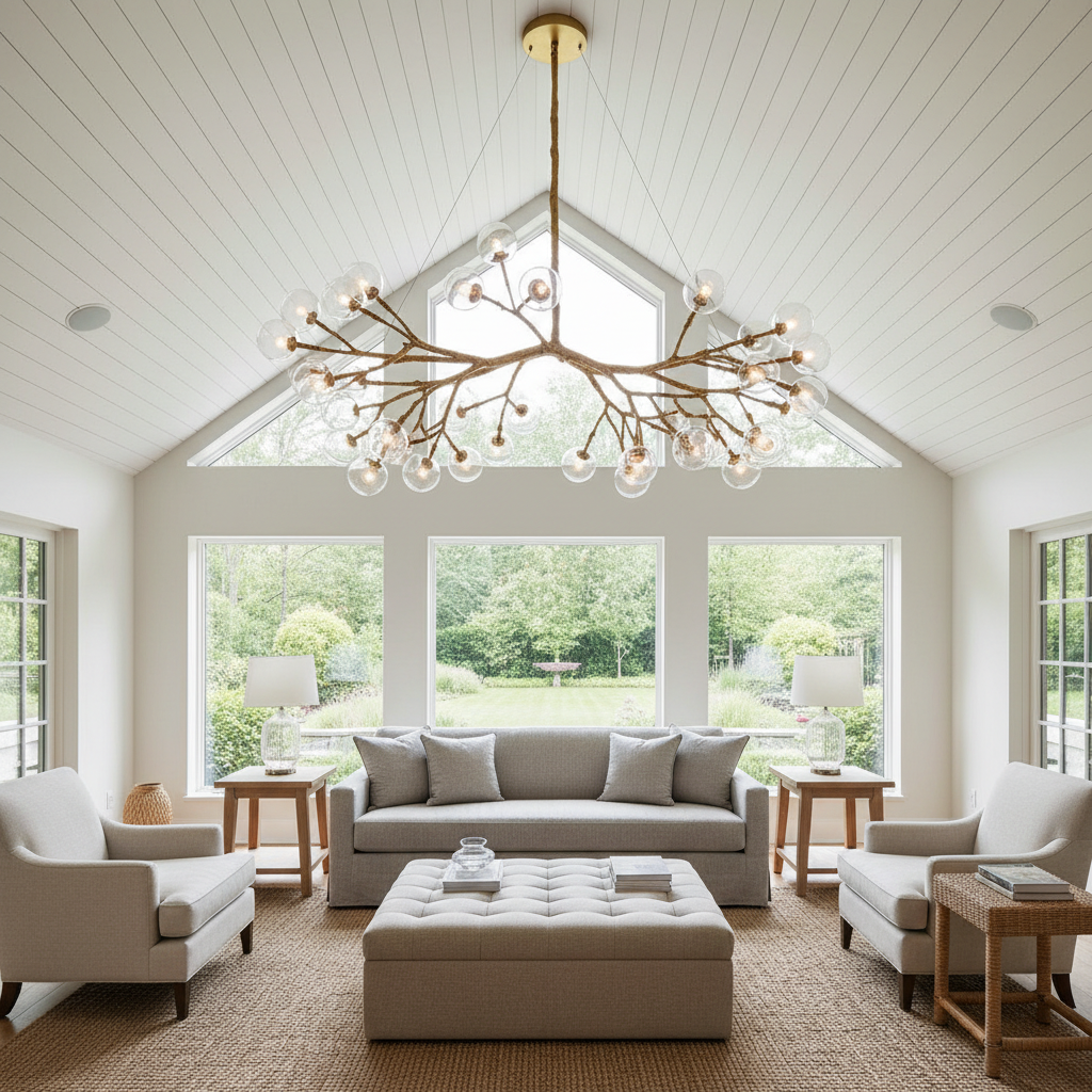 Kuzi 20-Light Gilded Branch Chandelier Primary Perspective