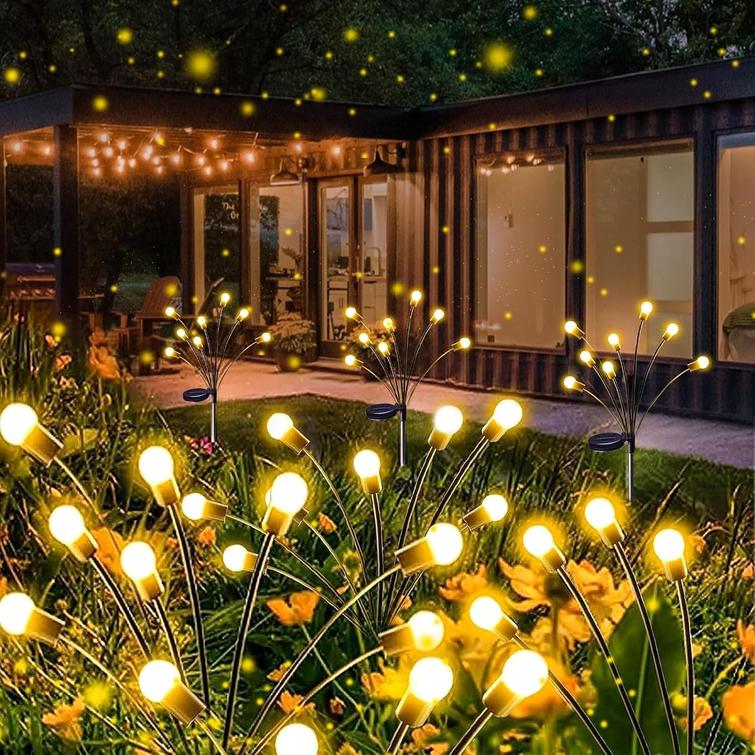 Lyra 10-Arm Solar Firefly Stake Light