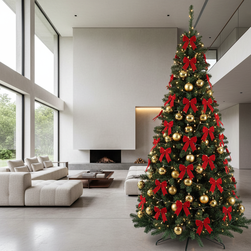Noel 1.2m Festive Pop-Up LED Tree Angle 2