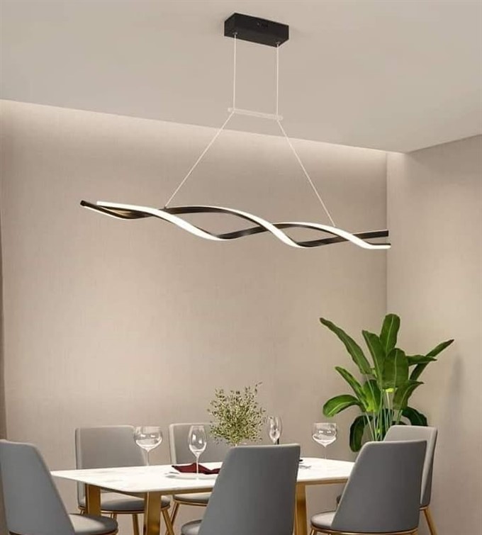 Ondula 120cm Wave LED Linear Pendant