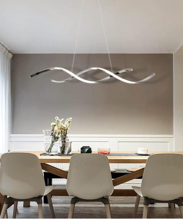 Serpens 120cm Linear Wave Pendant