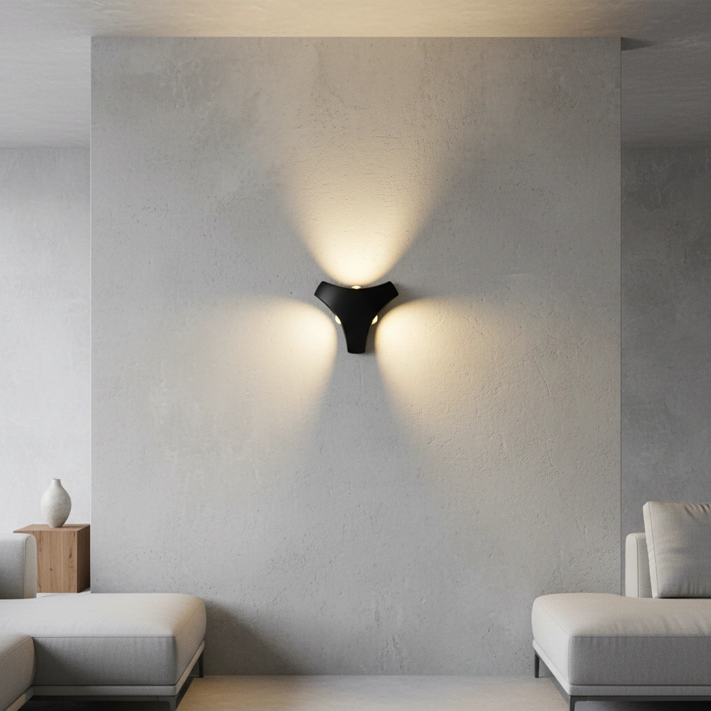 Triform 312 Architectural Wall Sconce Angle 2