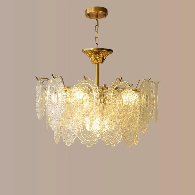 Vittoria 80cm Ornate Glass Chandelier