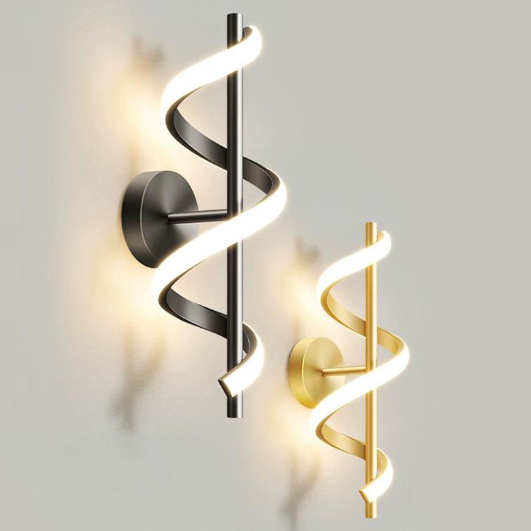 Vortex DNA Spiral LED Wall Sconce